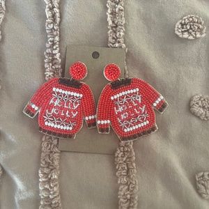 Holly jolly earrings